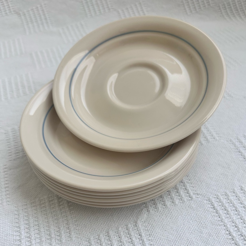 Vintage Corning Corelle Country Goose Pattern Saucer Set of 7